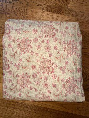 VTG Ralph Lauren Amelia King Fitted Cotton Sheet Floral Palampore Paisley
